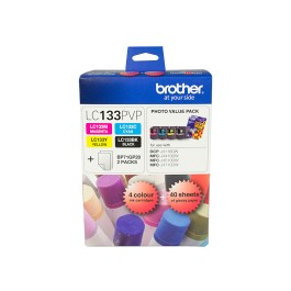 BROTHER LC133 INK CARTRIDGE PHOTO COLOUR VALUE PACK - Aussieofficesupplie